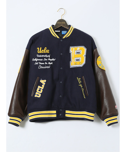 【大きいサイズ】ナツメグ/NUTMEG×UCLA 中綿 スタジャン