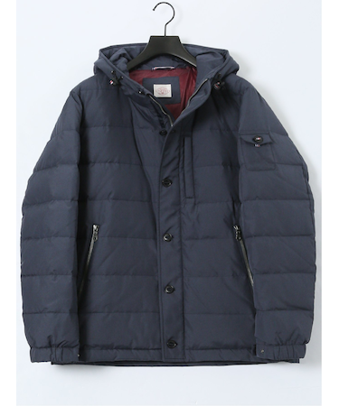 【大きいサイズ】ユナイテッド/UNITED 撥水加工 フーデッドダウン
