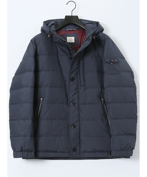 【大きいサイズ】ユナイテッド/UNITED 撥水加工 フーデッドダウン