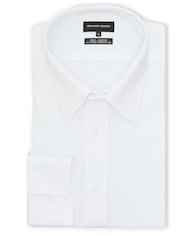 【大きいサイズ】グランバック/GRAND-BACK ノンアイロンストレッチ セミワイドカラー長袖ニットシャツ