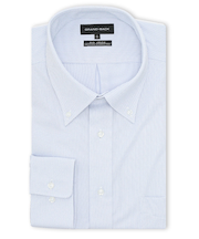 【大きいサイズ】グランバック/GRAND-BACK ノンアイロンストレッチ ボタンダウン長袖ニットシャツ