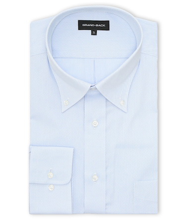 【大きいサイズ】グランバック/GRAND-BACK 形態安定 ボタンダウン長袖シャツ