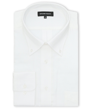 【大きいサイズ】グランバック/GRAND-BACK 形態安定 ボタンダウン長袖シャツ