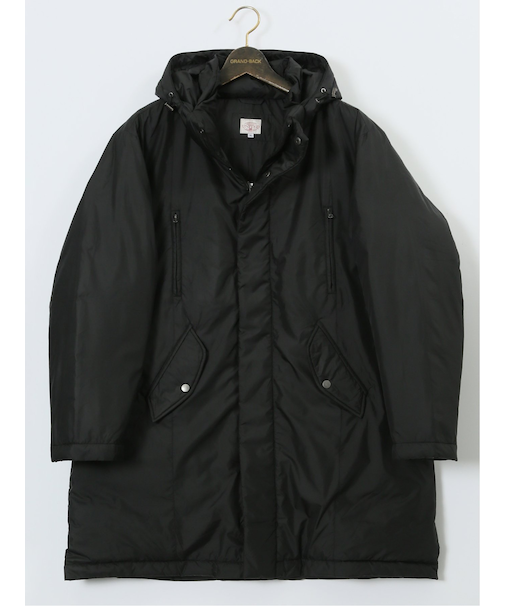 【大きいサイズ】ユナイテッド/UNITED 撥水加工 フード脱着 ダウンコート