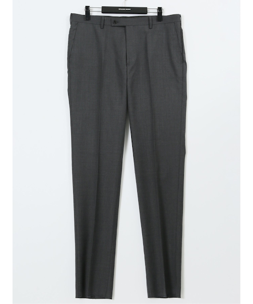 【大きいサイズ】ヴィットリオヴェネト/VITTORIO VENETO ウォッシャブル ウール混 ノータックスラックス