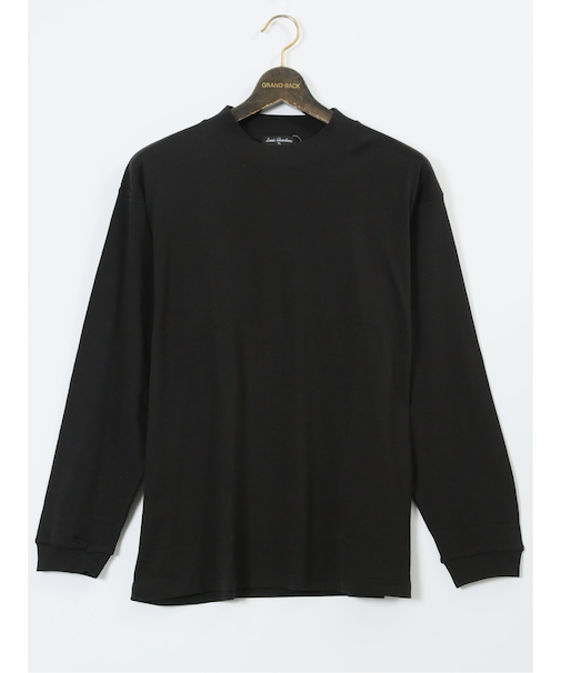 【大きいサイズ】ルイシャブロン/LOUIS CHAVLON 綿ピーチスムース ハイネック長袖Tシャツ