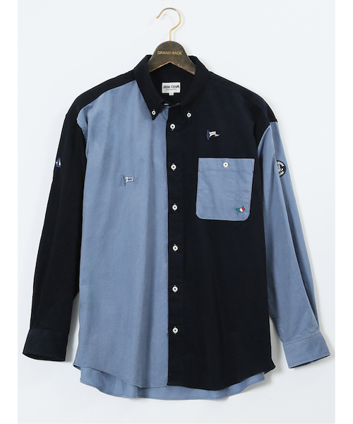 【新品未使用品　タグ付】 シナコバ　長袖ボタンダウンシャツ　コーデュロイ　LL &mall（アンドモール）三井ショッピングパーク公式通販