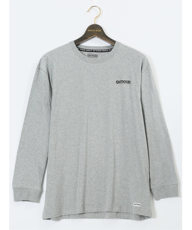 【大きいサイズ】アウトドアプロダクツ/OUTDOOR PRODUCTS 綿天竺 クルーネック長袖Tシャツ