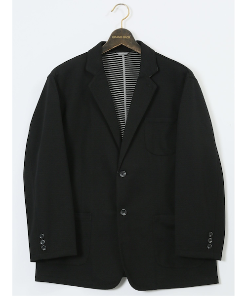 大きいサイズ】ルイシャブロン/LOUIS CHAVLON 裏ボーダー 2ボタン