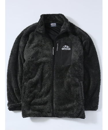 【大きいサイズ】アウトドアプロダクツ/OUTDOOR PRODUCTS ボアフリース フルジップ スタンドジャケット