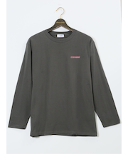 【大きいサイズ】コンバース/CONVERSE ピグメント風プリント クルーネック長袖Tシャツ