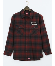 【大きいサイズ】ジュニュイン ディッキーズ/Genuine Dickies 綿100% チェック柄 ワークシャツ