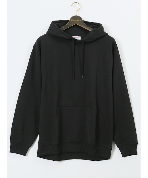 【大きいサイズ】コンバース/CONVERSE ふくれジャガード プルパーカー