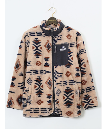 【大きいサイズ】アウトドアプロダクツ/OUTDOOR PRODUCTS ボアフリース フルジップ スタンドジャケット