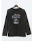 【大きいサイズ】ジュニュイン ディッキーズ/Genuine Dickies パウダーブリーチ加工プリント クルーネック長袖Ｔシャツ