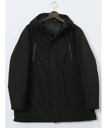 【大きいサイズ】ジーステージ/G-stage フーデッド ダウンコート