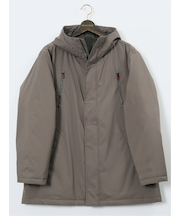 【大きいサイズ】ジーステージ/G-stage フーデッド ダウンコート