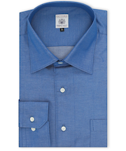 【大きいサイズ】ファットゥーラ/FATTURA 日本製 綿100% セミワイドカラー長袖シャツ