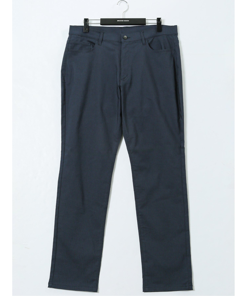 【大きいサイズ】グランバック/GRAND-BACK クロスストレッチ 5ポケットパンツ ヘリンボン