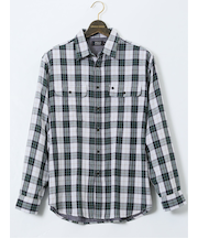 【大きいサイズ】ポロ・ビーシーエス/POLO BCS ダブルガーゼチェック ボタンダウン長袖シャツ