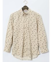 【大きいサイズ】CLASSIC THE BROWNS 日本製 綿オックス ボタンダウン長袖シャツ