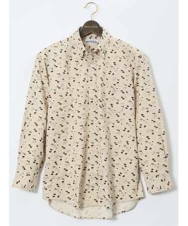 【大きいサイズ】CLASSIC THE BROWNS 日本製 綿オックス ボタンダウン長袖シャツ