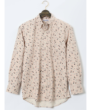 【大きいサイズ】CLASSIC THE BROWNS 日本製 綿オックス ボタンダウン長袖シャツ