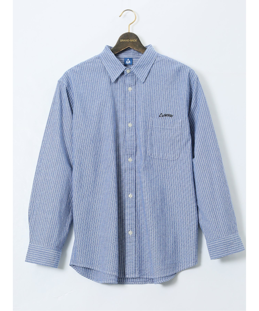 【大きいサイズ】ジェリー/GERREY 綿パナマ レギュラーカラー長袖シャツ