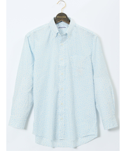 【大きいサイズ】CLASSIC THE BROWNS 日本製 綿100% ボタンダウン長袖シャツ