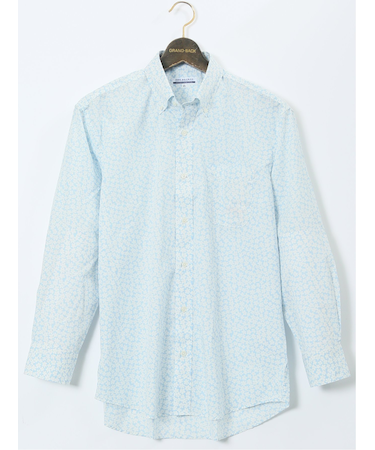 【大きいサイズ】CLASSIC THE BROWNS 日本製 綿100% ボタンダウン長袖シャツ