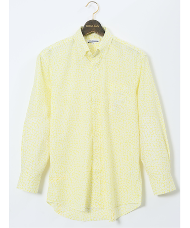 【大きいサイズ】CLASSIC THE BROWNS 日本製 綿100% ボタンダウン長袖シャツ