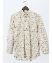 【大きいサイズ】CLASSIC THE BROWNS 日本製 綿ローン ボタンダウン長袖シャツ