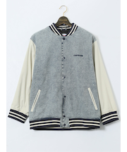 【大きいサイズ】コンバース/CONVERSE 袖配色 スタジャン