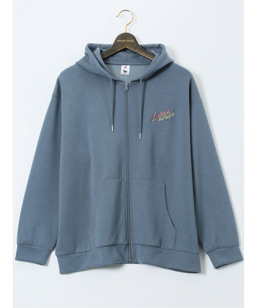 【大きいサイズ】レッドキャプガール/RED CAP GIRL ストレッチ バックプリント フルジップパーカー