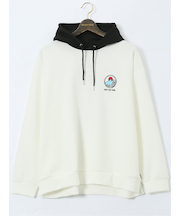 【大きいサイズ】レッドキャプガール/RED CAP GIRL ストレッチ バックプリント プルパーカー