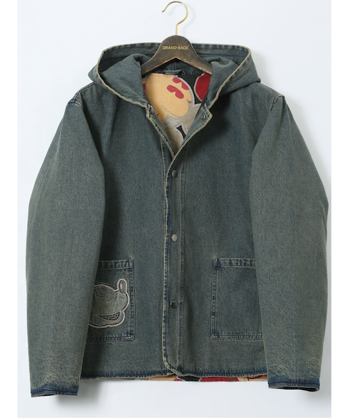 大きいサイズ】デシグアル/Desigual リバーシブル デニムジャケット