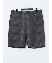 【大きいサイズ】ビバハート/VIVA HEART 撥水 デニムプリント ハーフパンツ