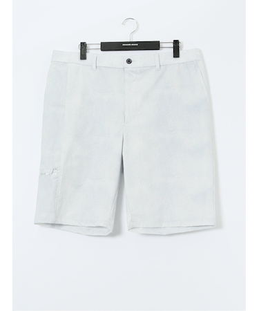 【大きいサイズ】ビバハート/VIVA HEART 撥水 デニムプリント ハーフパンツ