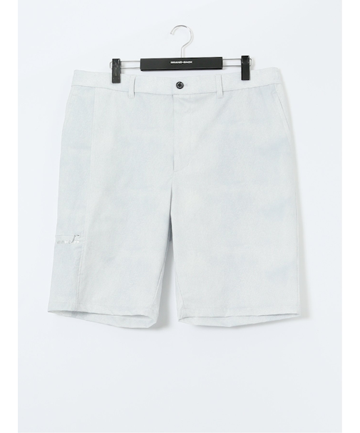 【大きいサイズ】ビバハート/VIVA HEART 撥水 デニムプリント ハーフパンツ