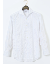 【大きいサイズ】ガリポリカミチェリア/GALLIPOLI camiceria 綿刺繍 カッタウェイ長袖シャツ