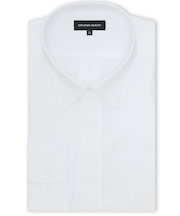 【大きいサイズ】グランバック/GRAND-BACK 綿100% 形態安定 ボタンダウン長袖シャツ