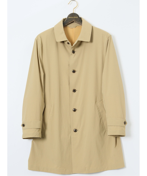 【大きいサイズ】ジーステージ/G-stage ストレッチ撥水 ステンカラーコート