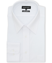 【大きいサイズ】グランバック/GRAND-BACK ノンアイロンストレッチ セミワイドカラー長袖ニットシャツ