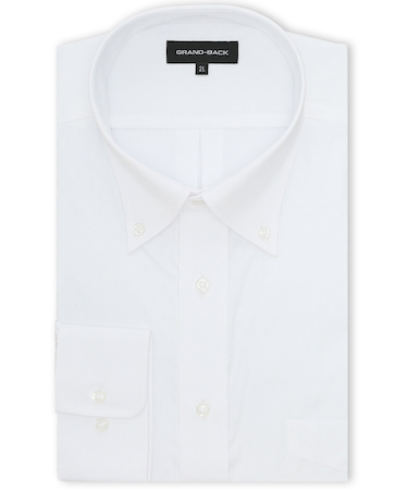 【大きいサイズ】グランバック/GRAND-BACK 形態安定 ボタンダウン長袖シャツ