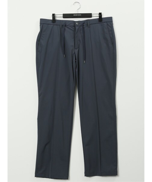 【大きいサイズ】ジーステージ/G-stage 接触冷感 ストレッチ ウォッシャブル ナイロン混 ノータックパンツ(セットアップ可能)