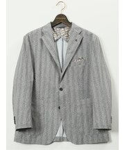 【大きいサイズ】ジーステージ/G-stage エアーウィンドウ 2ボタンジャケット(セットアップ可能)