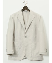 【大きいサイズ】グランバック/GRAND-BACK ストレッチウォッシャブル からみ織り 2ボタンジャケット