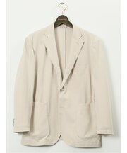 【大きいサイズ】グランバック/GRAND-BACK ストレッチウォッシャブル サーフニット 2ボタンジャケット