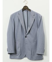 【大きいサイズ】グランバック/GRAND-BACK ストレッチウォッシャブル サーフニット 2ボタンジャケット