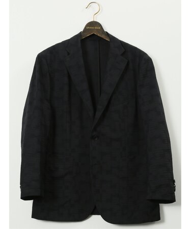 【大きいサイズ】グランバック/GRAND-BACK マルゾット ウール混 小柄 2ボタンジャケット